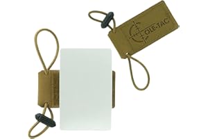 Cole-Tac Cheat Sheet V2 Scope Mounted DOPE Chart Reader Coyote Brown