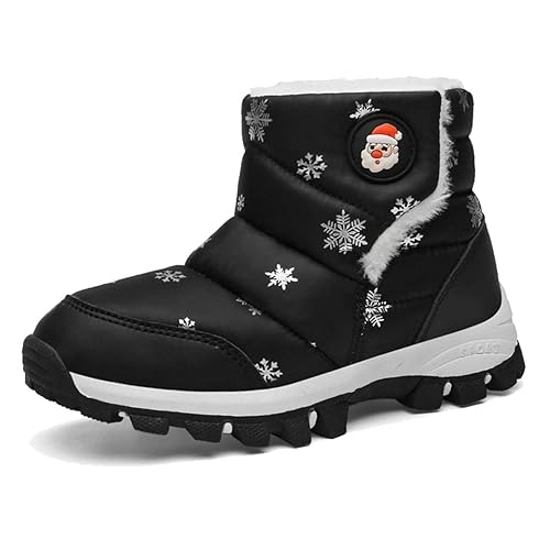  Truland Girls Boys Waterproof Velcro Rainy Snow