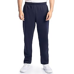 Fruit of the Loom Men's Eversoft Fleece Open Bottom