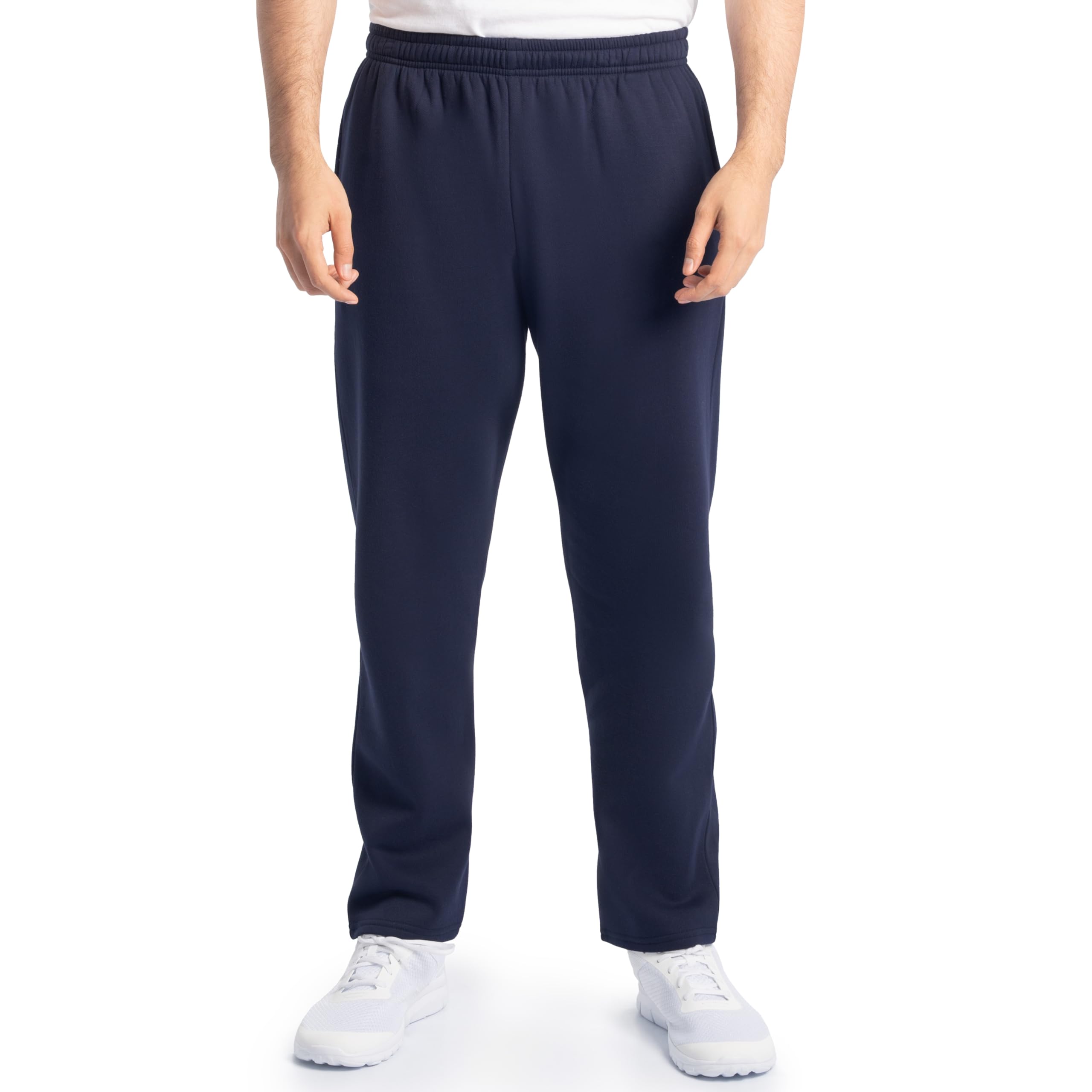 Fruit of the Loom Men's Eversoft Fleece Open Bottom