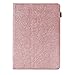 New iPad 9.7 inch 2017 Case, Karidge Glitter Bling PU Leather Smart Cover Multi-Functional Folio Hand Stand Viewing Angles Pencil Holder Auto Wake / Sleep Protective Case for iPad 9.7