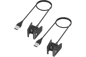 Oumida Charger for Fitbit Charge 2 Replacement USB Charging Cable (2 Pack) 1.6ft Durable Portable Charging Dock Cord for Fitbit Charge 2 Accessories