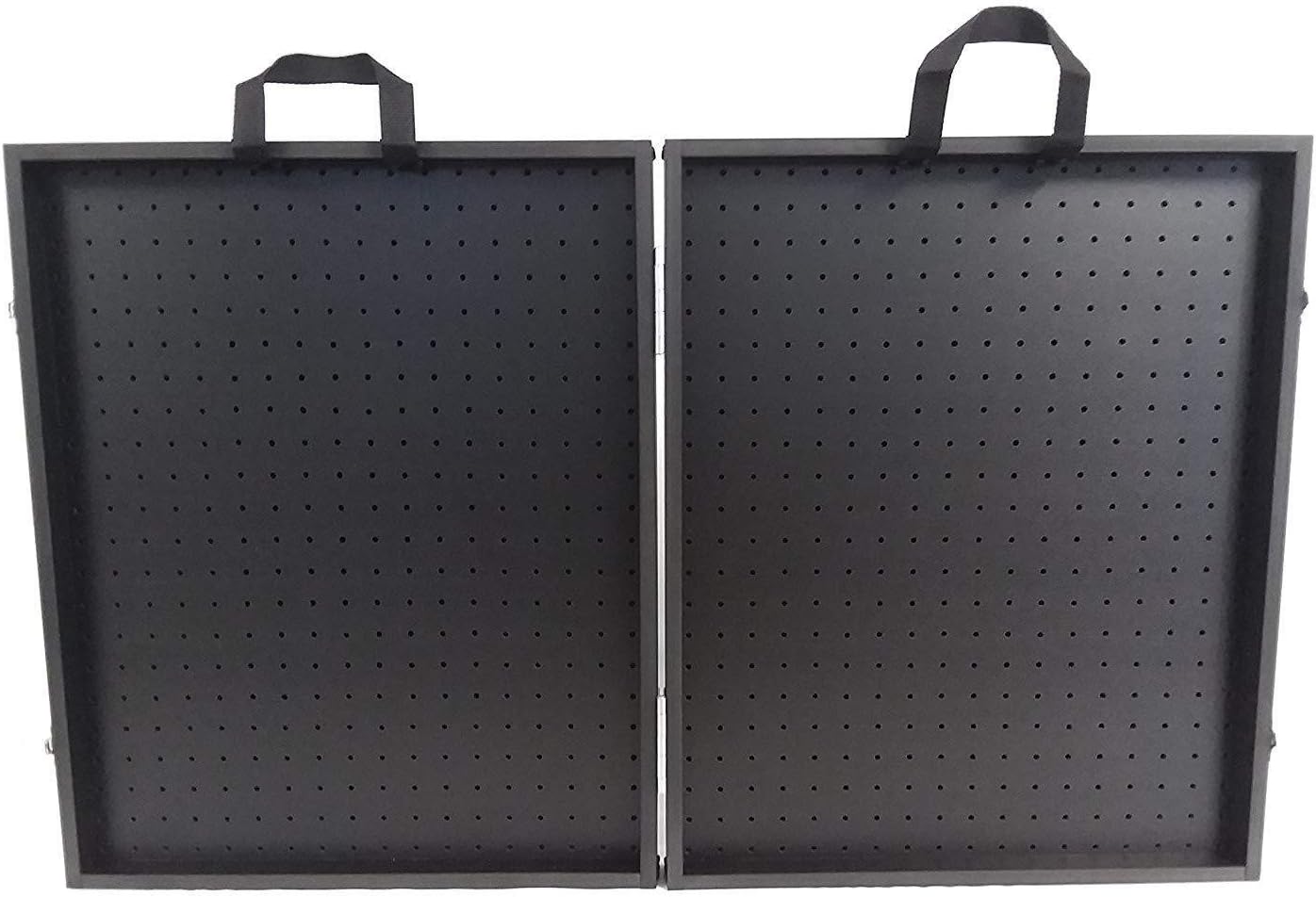 Playwin All Black 3 3/4" Thick Folding Pegboard Display