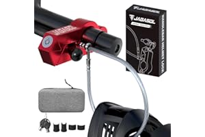 JAGASOL Motorcycle Lock Combo: Helmet & Brake Anti-Theft Handlebar Lock for Moped, Motorbike, Scooters, ATV, Dirt Bike, Street Bike