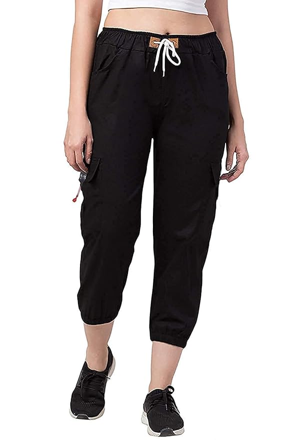 jogger jeans womens black
