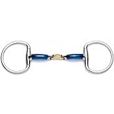 Cavalon Eggbutt Snaffle Bit, Lozenge Sweet Iron | Handforged bare sweet iron that darkens with use. Sealed cheeks cover the corner of the lip. Everyday flatwork.