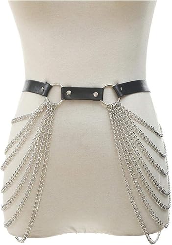 goth chain belt