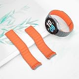 WOOZ Soft Silicone Sport Band for Samsung Galaxy Watch 4 5 6 40mm 44mm Magnetic view 6