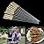 12Pcs BBQ Barbecue Skewer Grill Kabob Kebab Stick Flat Needle