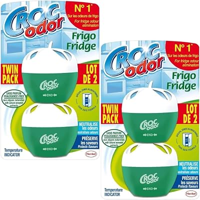ABL Supplies Fridge Deodoriser Croc Odor 2 x 2 pack 4 x 33g Fridge Odour