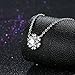 VAMJAM Pendant Necklace With 925 Sterling Silver Snowflake Zircon Choker Necklace Best Gift For Women
