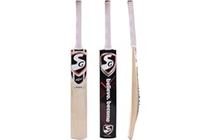 SG Thunder Plus Bat Kashmir Willow Hard Pressed Shaped for Superb Stroke Cricket Bat (Leather Ball) No.3