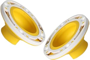 HYiJiaQi 2 PCS Toilet Flange Repair Kit Closet Flange,Fits 4 inch Waste Lines or Drain Pipe,Comprehensive Seal,No More Pipeline Gas Leakage Yelllow…