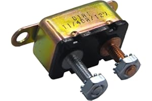 ZOOKOTO 12V 40A Auto Circuit Breaker Automatic Reset Fuse Stud Bolt 40 Amp