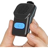 QUEENLINK Wearable Bluetooth Speaker, 10H Working Time Clip On Portable Mini Personal Speaker, IPX7 Waterproof, Clean Sound, BT 5.3, ENC Built-in Mic, Hands-Free Music/Calls for Outdoor Work