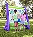 HearthSong Giant Inflatable Indoor and Outdoor Easel with Paints, Sponges, Brushes, and Built-in Art Tray, 62
