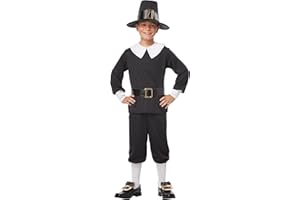 California Costumes boys Pilgrim Boy