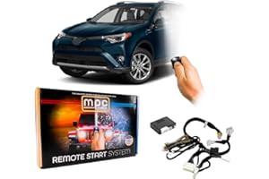 MPC Remote Start Kit Compatible with 2013-2018 Toyota RAV4 || T-Harness Included || Press Fob 3X Lock to Start || Gas || Key to Start (H-Key Only)