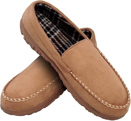 mens moccasin slippers amazon