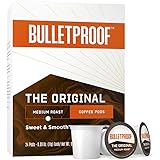 The Original Single-Serve Pods, Medium Roast, 24 Count, Bulletproof Keto, 100% Arabica Coffee, Certified Clean Coffee, Rainfo
