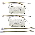 LED Driver 8-24W for Multi-Color Ceiling Strip Spot Light Module Panel, Replacement LED Power Supply Transformer Starter Adapter, Input AC85-265V Output DC36-85V