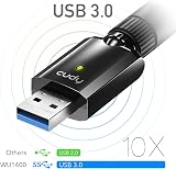 Cudy AC 1300Mbps USB 3.0 Dual Band WiFi Adapter 5Ghz 2.4Ghz 5dBi Antenna view 9