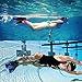 ANGGO Short Dive Fins for Swimming and Snorkeling (Blue, X-Large)