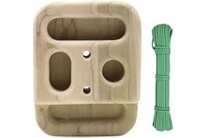 Pocket Small Wood Hang Board Forearm Exerciser Portable Climbing Training Board Finger Grip Strengthener