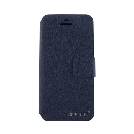 ele ELEOPTION iPhone Case PU Leder Hülle mit Standfunktion und Karte Halter Schutzhülle (iPhone 5/5S/5SE, Dunkelblau)