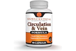 Sigmaceutical Varicose Veins Treatment for Legs - Circulation Supplement - Diosmin Leg Vein Support - Circulation Vein Support - Healthy Leg Vein Supplement - 90 Capsules