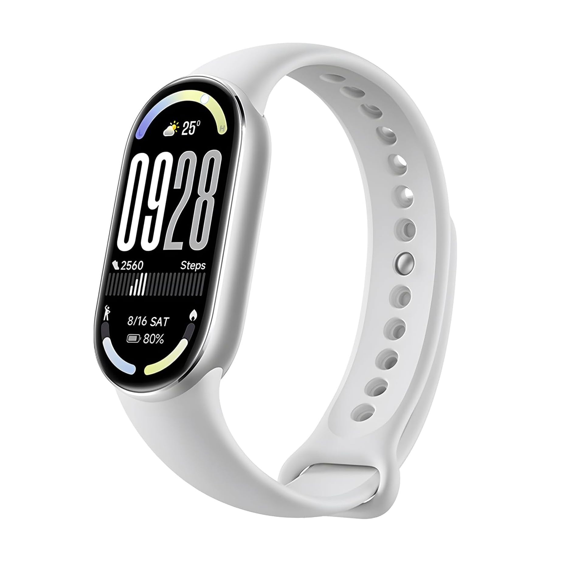 XIAOMI Mi Smart Watch Band 10, 5ATM Waterproof Fitness Step Tracker Sports Digital Smart Watch Health Band for Men Women, 1.72