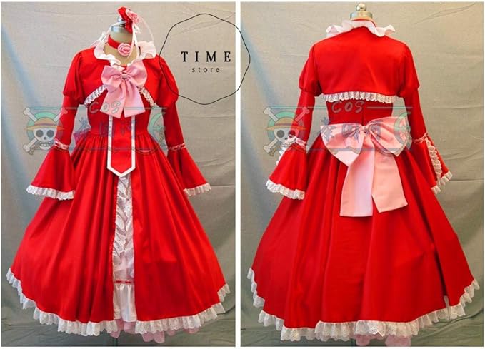 Amazon 黒執事 エリザベス ミッドフォード 礼服 レッド コスプレ衣装 コスプレ 仮装 通販