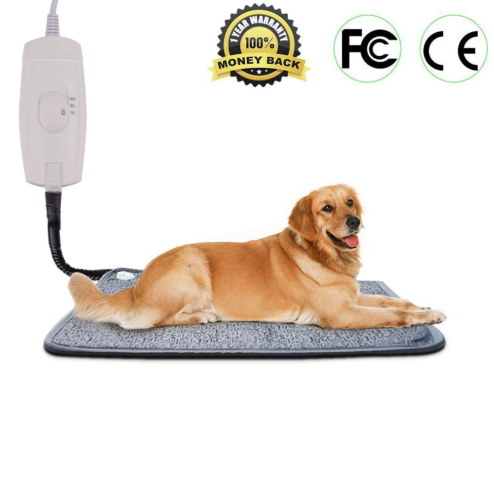 Homello Pet Heating Pad for Cats Dogs Pets Heated Bed with Chew
