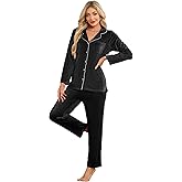 HEARTNICE Womens Pajama Sets, Soft Fleece PJS for Women Comfy Warm Sleepwear