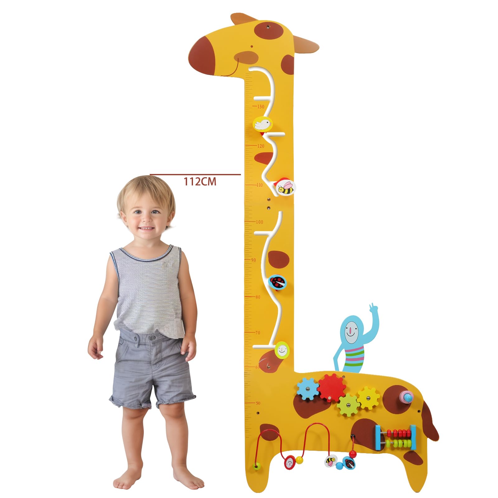 Activity Wall Panels for Toddlers,7 Activities Multifunctional Busy ...