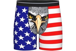 NiuKom Men's Funny Boxer Brief Breathable Stretch Underwear Fun Novelty Gift For Men