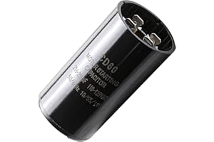 Seentech 216-259 uf/MFD 110-125 VAC ±20% Round Motor Start Capacitor 50/60 Hz AC Electric Universal Fit for AC Motor Run or Fan Start and Cool or Heat Pump Air Conditioner