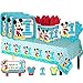 Another Dream Disney Mickey Mouse Fun To Be One Birthday Party Pack for 16 with Plates, Napkins, Cups, Tablecover, and Candles