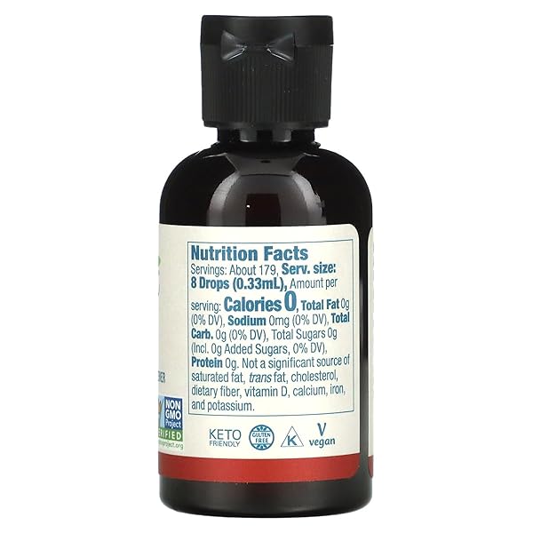 NOW FOODS, BETTER STEVIA, LIQUID, MAPLE, ZERO-CALORIE LIQUID SWEETENER, LOW GLYCEMIC IMPACT, CERTIFIED NON-GMO, 2-OUNCE