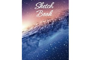 SketchBook: Large Notebook for Sketching , Drawing , Doodling , Painting , 8.5" x 11", 110 Pages, Blank Paper for Drawing and