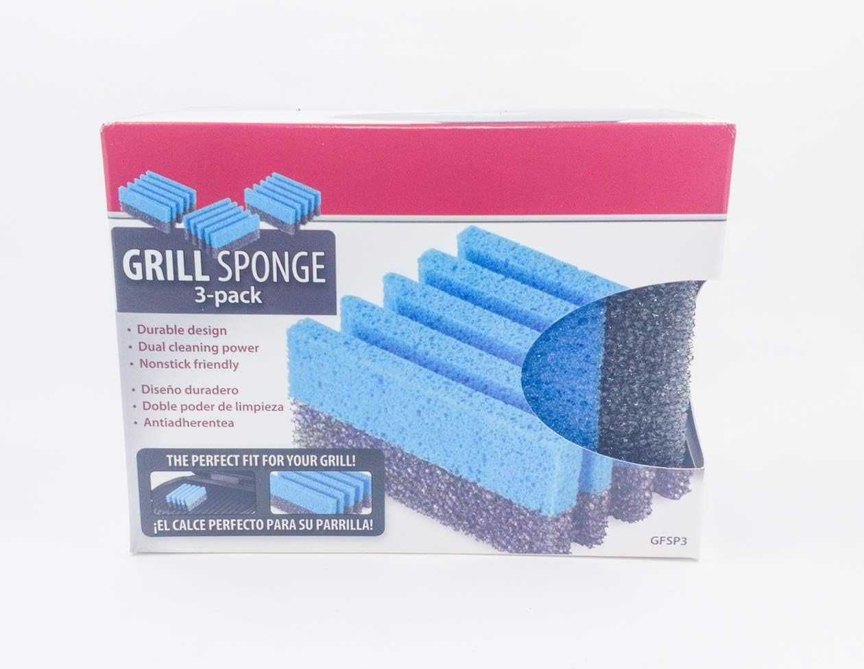 GEORGE FORMAN SPONGE FOR GRILL (3, One)