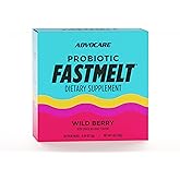 AdvoCare Probiotic Fastmelt - Premium Dietary Supplement for Gut, Immune System & Heart Health Support* - Wild Berry, 30 Stick Packs