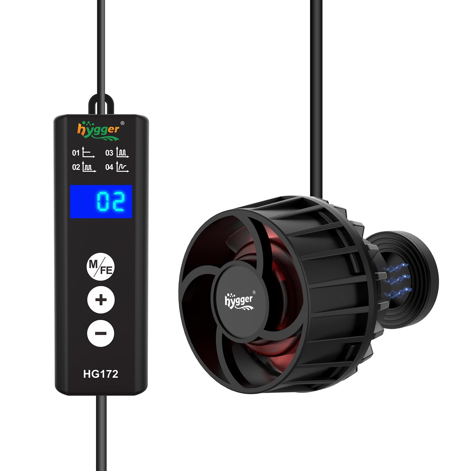 Photo 1 of hygger Lite Wave Maker For 50-120 Gallons Aquarium Adjustable Circulation Pump with Magnetic Base Fish Tank DC Powerhead for Coral Reef and Freshwater Up to 2114 GPH