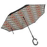 Car Reverse Umbrella,Retro Fast Sports Cars In