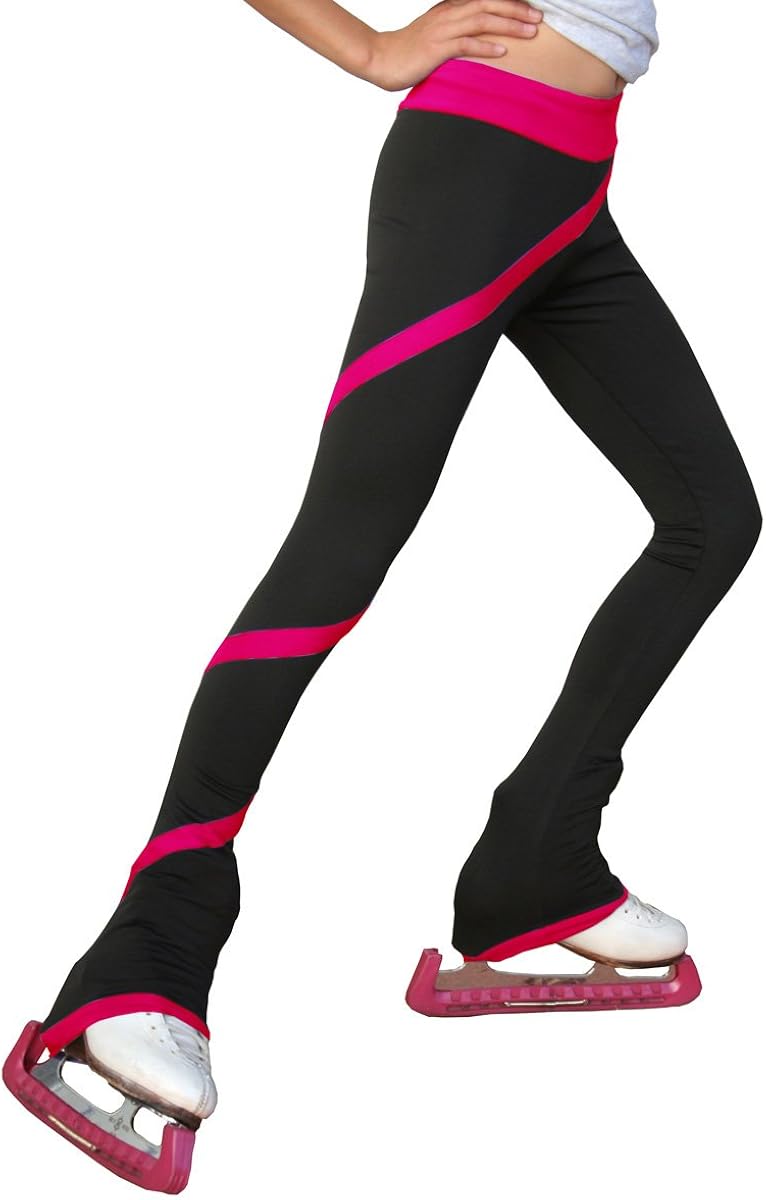 ChloeNoel Figure Skating Spiral Pants P06: Clothing