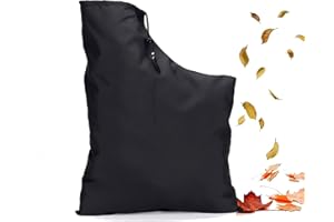 Large Capacity Leaf Blower Storage Bag Waterproof Oxford Cloth with Bottom Zipper for Efficient Yard Collection