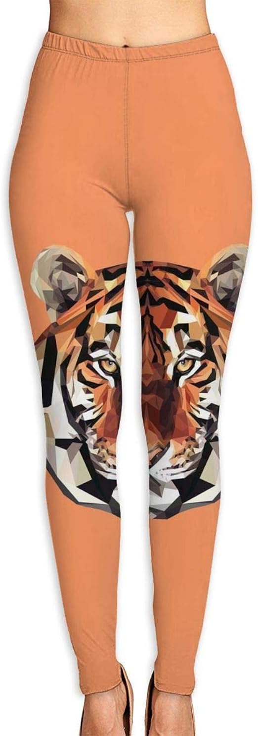 Monicago Printed Leggings Tiger Polygon Art Workout