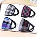 Velishy(TM) Anti-dust plaid Gauze Face Masks