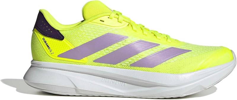 Homme Duramo SL 2 Running Shoes, Solar Yellow/Powder Plum/Aurora Plum, 42 EU — photo 2 sur 8