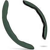 PAUUOOA 2 Piece Alcantara Steering Wheel Cover - Split Sport Design for D & O Shape Wheels, Soft Touch · Anti-Slip Grip · All Season Comfort · Durable Luxury Material for Performance Cars